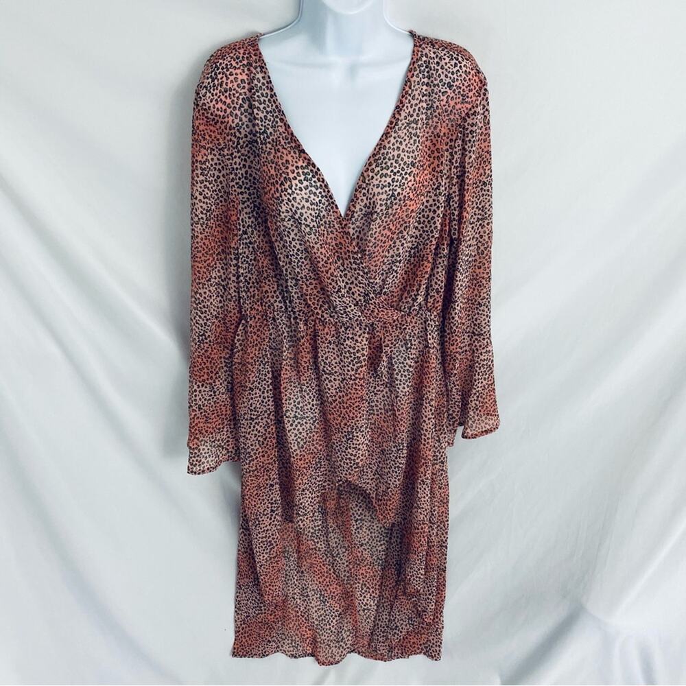 Torrid Hi-Low Sheer Swimsuit Cover Dress Size 1